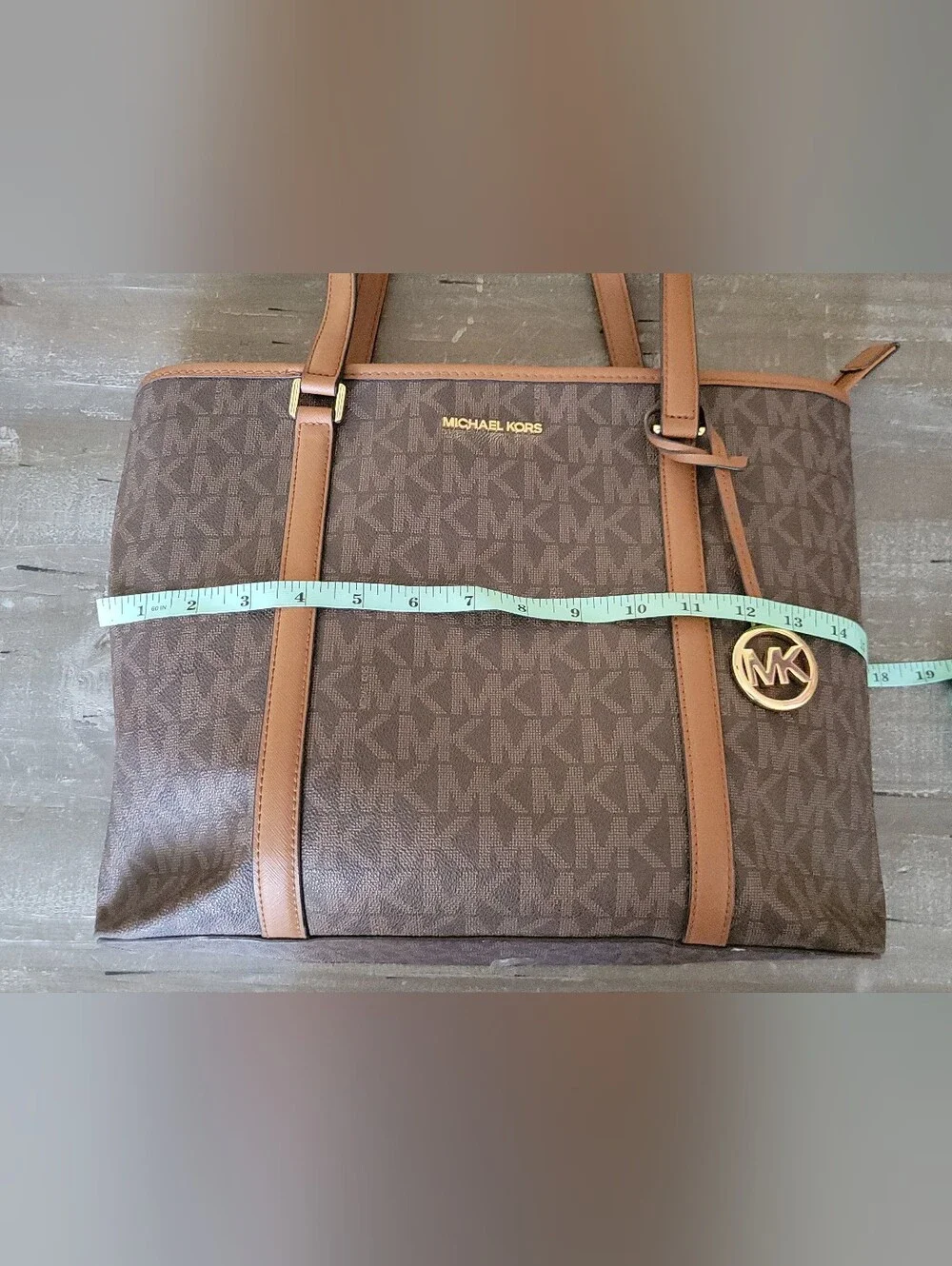Michael Kors Jet Set Travel Large Logo Tote Bag